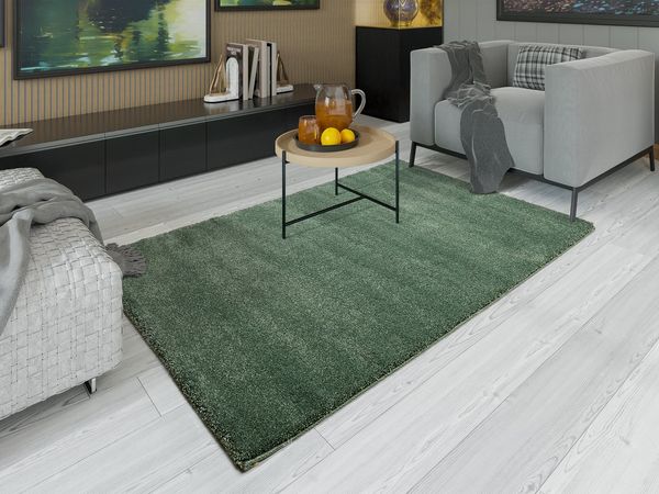 OCI DIE TEPPICHMARKE Teppich NEW VILLA MELANGE, auch als Läufer, rechteckig, Höhe: 20 mm, dicht maschinell gewebt, strapazierfähig, uni, alle Wohnräume