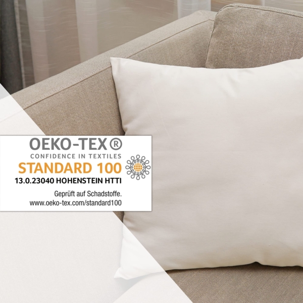 MSS Kissenbezug 4er Set - 80x80 cm - Anthrazit Bild 7