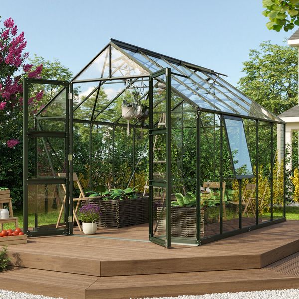 Vitavia Gewächshaus Olymp 8300, ESG 3mm, smaragd
