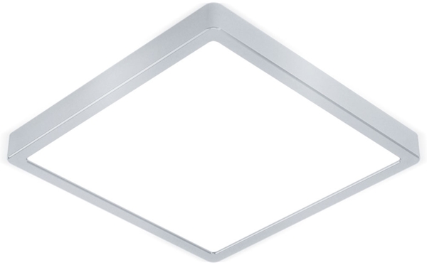 LED Deckenleuchte, Stahl silber, weiß, L 28,5 cm