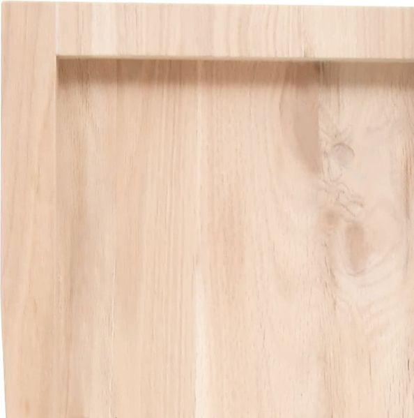 vidaXL Tischplatte 80x60x(2-4) cm Massivholz Eiche Unbehandelt 3156297 Bild 6