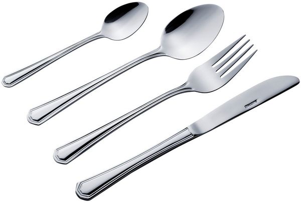 KING Besteck-Set »Düsseldorf« (24-tlg), 6 Personen, Edelstahl 18/0, Besteck im zeitlosen Design