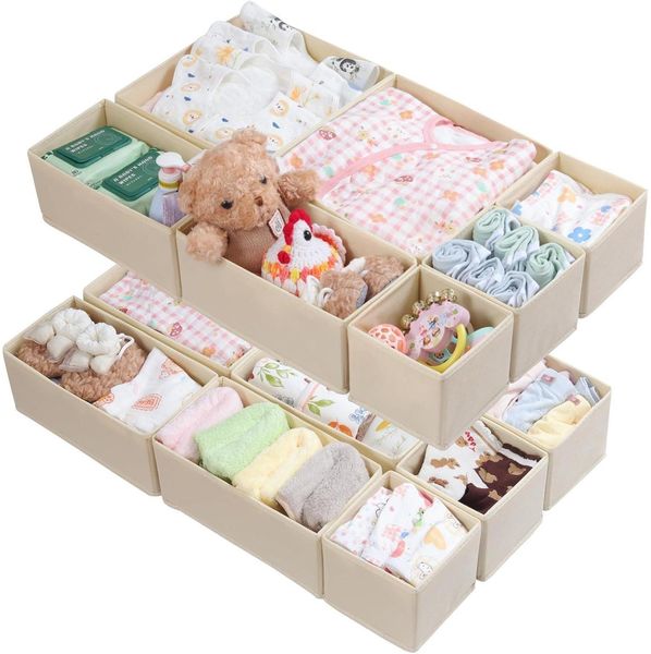 Malm Schubladen Organizer Kleiderschrank Ordnungssystem 14-tlg. Beige