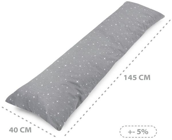 Totsy Baby Seitenschläferkissen Schwangerschaftskissen 40x145 cm - Kuschelkissen Schlafkissen Bild 2