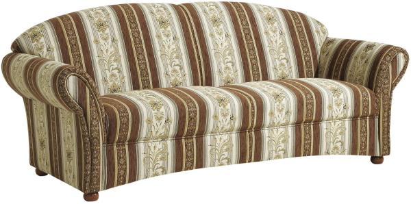 Sofa 2,5-Sitzer Kama Bezug Chenille Buche nussbaum dunkel / braun 21545