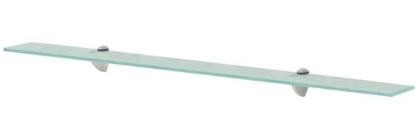 vidaXL Schwebendes Regal, Glas transparent, 0,8 x 10 x 100 cm