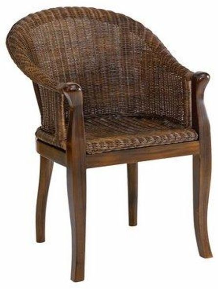 Rattan-Sessel "Berta" braun