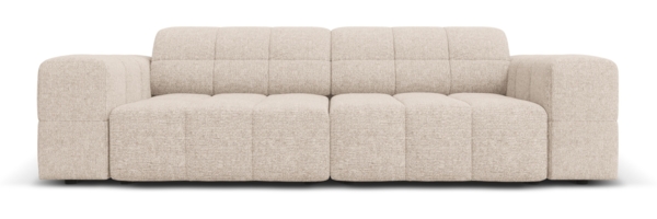Micadoni Sofa Jennifer 3-Sitzer Chenille Beige