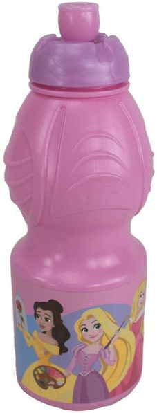 Ergonomische Sportflasche für Kinder 400 ml verschiedene Motive Disney Prinzessinnen