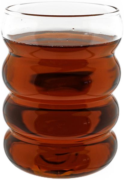 8er Trinkgläser-Set 350 ml Wave-Style Kaffeegläser Getränkebecher transparent