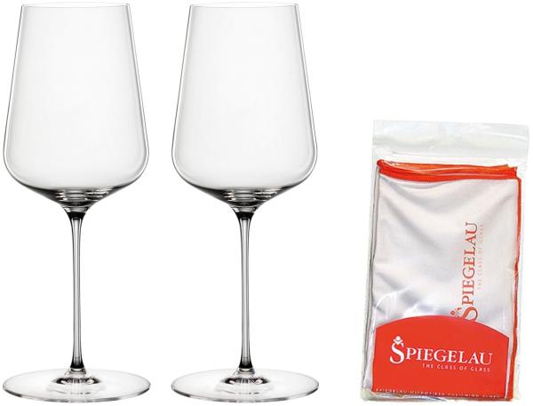 Spiegelau Definition Universalglas 550 ml 2er Set + Poliertuch