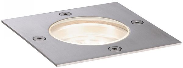 Paulmann No. 94227 Plug&Shine Bodeneinbauleuchte eckig IP65 3000K Silber