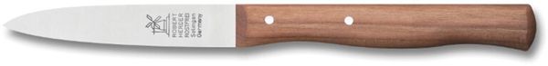 Herder Gemüsemesser "Mittelspitz", rostfrei, feingepließtet, Griff Kirschholz, in Klapp-Blister