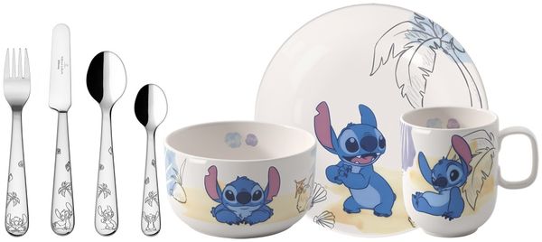 Villeroy & Boch Disney Stitch Kindergeschirr-Set 7-teilig