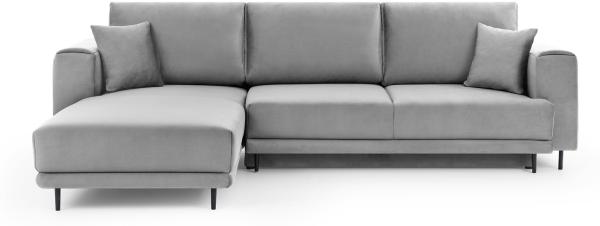 ELTAP 'Dalia' Ecksofa, Hellgrau, 95 x 190 x 289 cm, Links