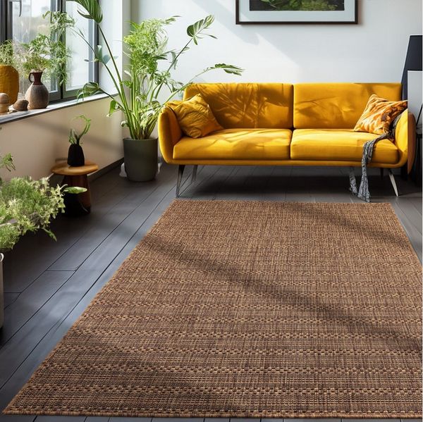 Teppium Teppich Vintage Design, Rechteckig, Höhe: 5 mm, Outdoor Teppich Wetterfest Vintage Design Küchen Terrasse Balkon
