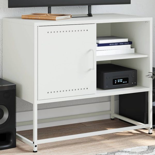 vidaXL TV-Schrank Olivgrün 100,5x39x60,5 cm Stahl 846546