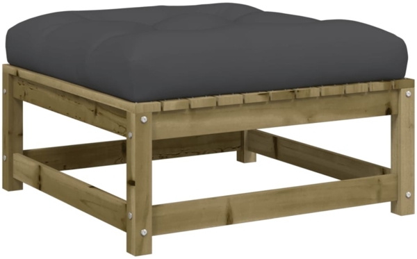 vidaXL Gartenhocker mit Kissen Kiefernholz Imprägniert 838100