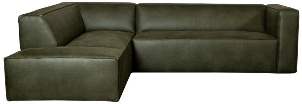 Bronx71 Ecksofa Memphis Leder olivgrün links Bild 8