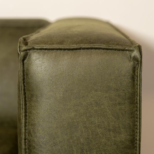 Bronx71 Ecksofa Memphis Leder olivgrün links Bild 5