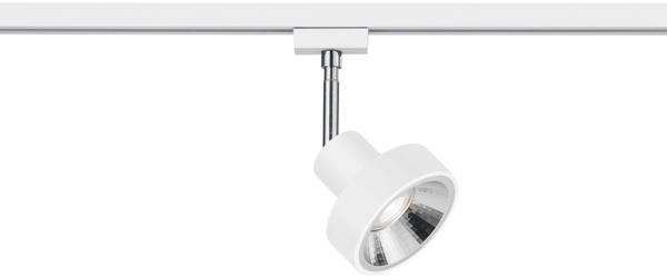 Strahler LEON in Weiß für DUOline 2-Phasen Schienensystem