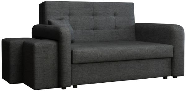 Schlafsofa Viva Home II, Nische für Hocker auf der linken Seite, Farbe: Enjoy 24