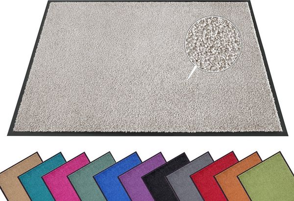 Waschbare Fußmatte Wash & Clean - taupe - 40x60x0,7cm
