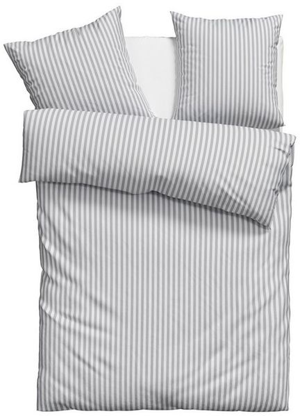LeGer Home by Lena Gercke Bettwäsche Linnea, Renforcé, 2 teilig, aus 100% Baumwolle, Streifendesign
