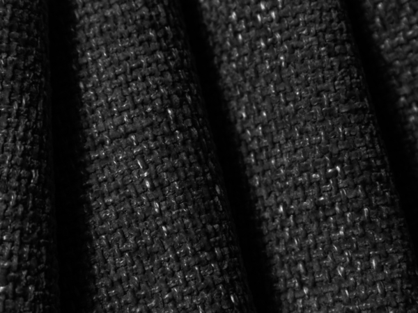 Micadoni rundes Eckmodul Lupine Chenille Haga Schwarz Bild 4