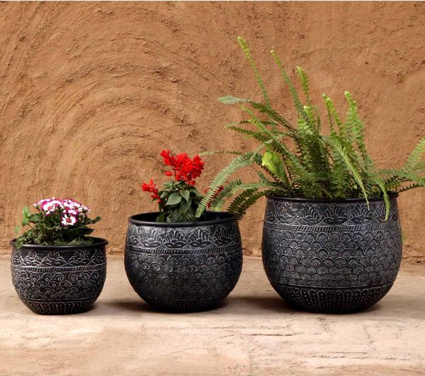 Orientalischer Blumentopf Murcia 3 er Set