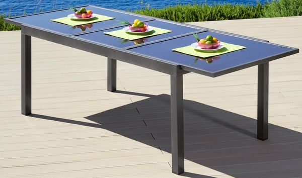 MERXX Gartentisch Amalfi, je nach Variante auf 180-240cm ausziehbar