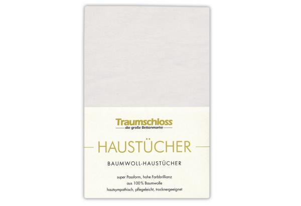 Traumschloss Betttuch Haustuch, 100% Baumwolle, Gummizug: ohne, (1 Stück), aus 100% Baumwolle, ohne Gummizug