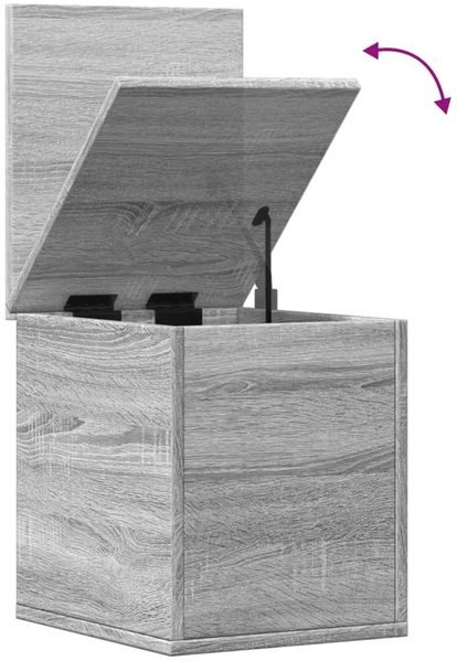 vidaXL Truhe Grau Sonoma 30x35x35 cm Holzwerkstoff 840672 Bild 8