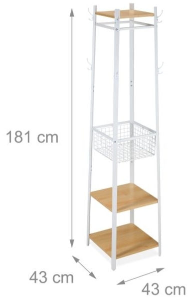 Garderobenständer Haken, Ablagen & Korb 10051397_8131 Bild 4
