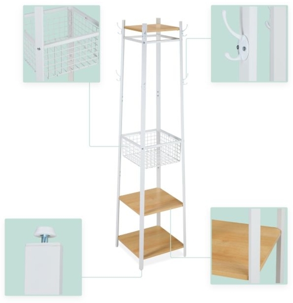 Garderobenständer Haken, Ablagen & Korb 10051397_8131 Bild 5