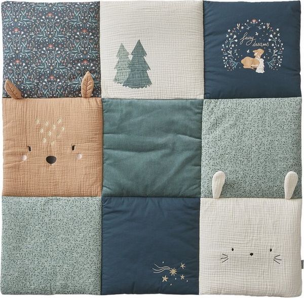 Babydecke Baby Spieldecke/ Laufstalleinlage MAGIC FOREST, vertbaudet