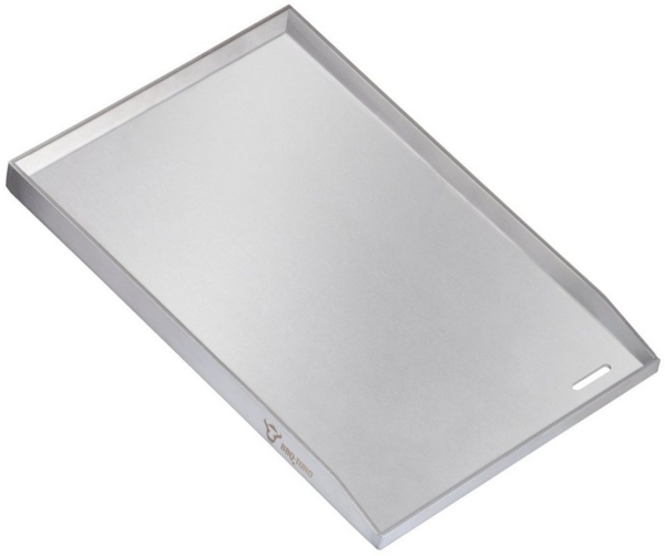 BBQ-Toro Grillplatte Edelstahl Grillpfanne, 30 x 45 cm, BBQ Plancha, Grillblech (1-St), Einfache Reinigung