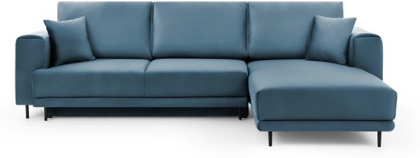 ELTAP 'Dalia' Ecksofa, Blau, 95 x 190 x 289 cm, Rechts