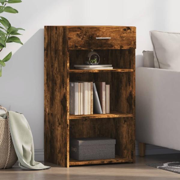 vidaXL Sideboard Räuchereiche 50x42,5x93 cm Holzwerkstoff 846331