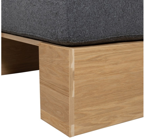 Bank Eat Up aus Eichenholz, Blau Bild 3