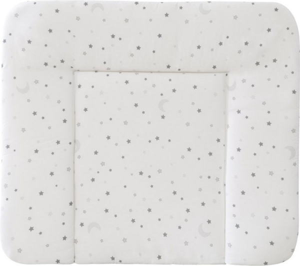 roba Wickelauflage 'Sternenzauber grau' 85 x 75 cm - PU beschichtet & 100% phthalatfrei - Grau
