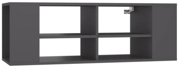 vidaXL TV-Wandschrank Grau 102x35x35 cm Holzwerkstoff 806240