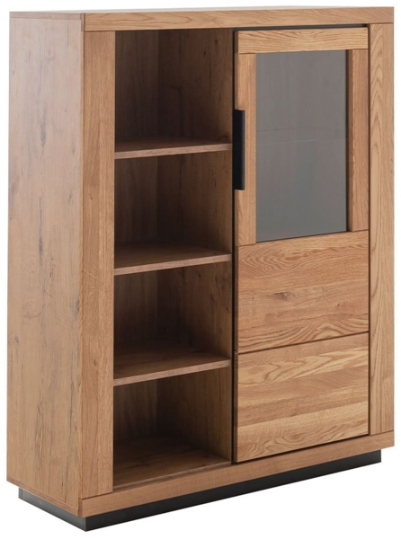Highboard Grazia / Greno, Holz, Holzwerkstoff, Holzfarben, 112 x 142 x 40 cm