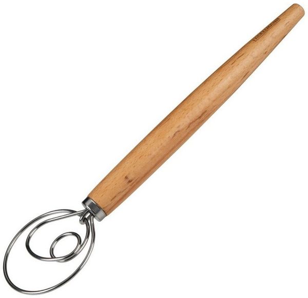FACKELMANN Schneebesen Teigrührer – Backhelfer, Teigmixer, Rührstab, Küchenutensil