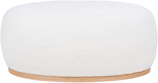 House Nordic Pouf, Teddy, weiß, 54,5x88,5x36 cm, HN1235