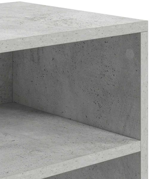vidaXL Bücherregal Betongrau 60x30x71,5 cm Holzwerkstoff 860313 Bild 7