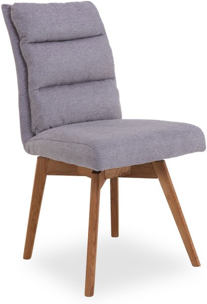 Polsterstuhl HARPER MACENTA BHT 49x91x68 cm grau Esszimmerstuhl Freischwinger Schwingstuhl
