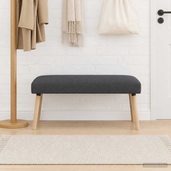 vidaXL Bank Uni Dunkelgrau 110 x 40 x 46 cm Bouclé 42038414