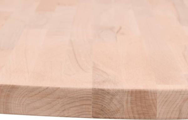 vidaXL Tischplatte Ø70x4 cm Rund Massivholz Buche 355924 Bild 2