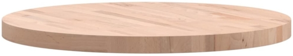 vidaXL Tischplatte Ø70x4 cm Rund Massivholz Buche 355924 Bild 3
